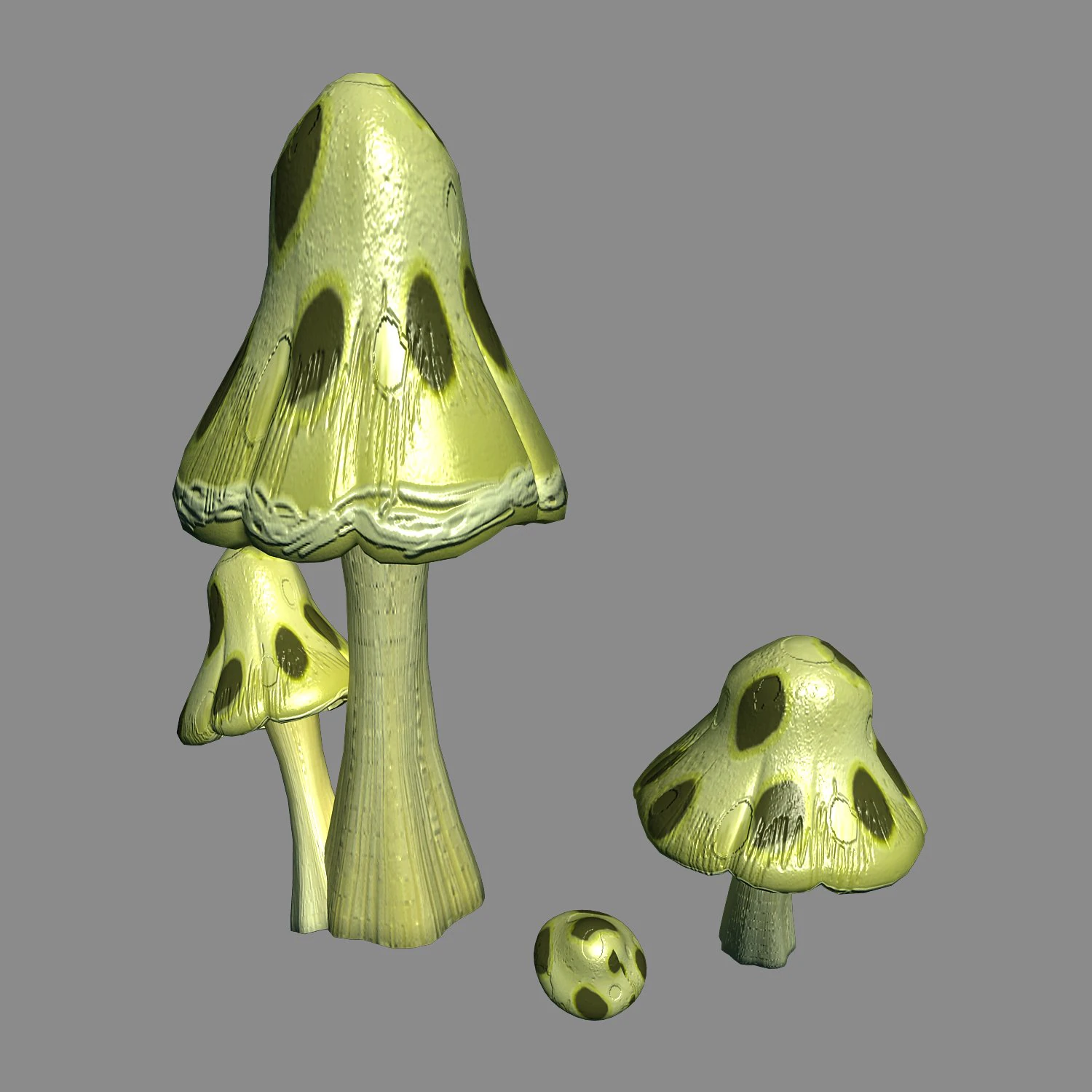 southern qilian - plant 01 3D Model .c4d .max .obj .3ds .fbx .stl .blend 