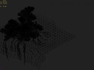 mountain hengshan - dry tree 01 3Dモデル