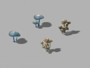 hengshan mountain - dead tree 02 3D Model