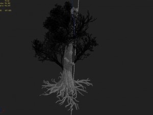 mountain hengshan - tree 01 3D Model