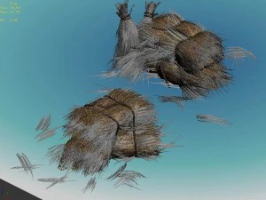 crop - straw -01 3D Model