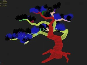 qingyun mountain - pine -01 3D Model