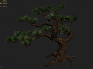qingyun mountain - pine -01 3D मॉडल