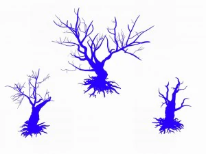 desert plants - dead trees 271 3D Model