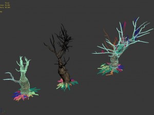 desert plants - dead trees 271 Modèle 3D