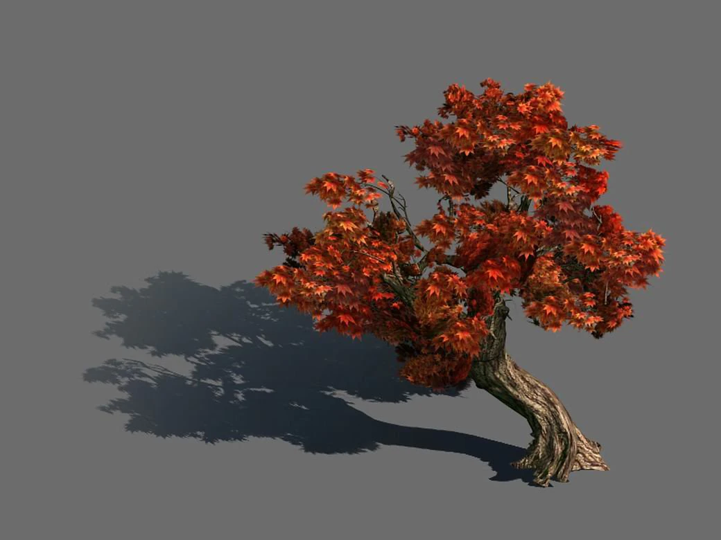 mountain plants - shrubs 04 3D Model .c4d .max .obj .3ds .fbx .stl .blend 