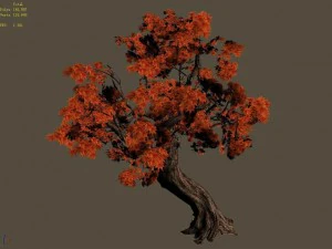 mountain plants - shrubs 04 3D Model