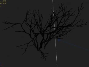 mountain plants - shrubs 02 3D Model
