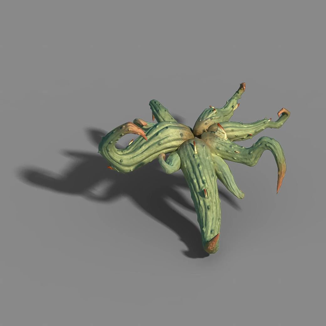 one hundred thousand mountains - barbed stems 3D Model .c4d .max .obj .3ds .fbx .stl .blend 