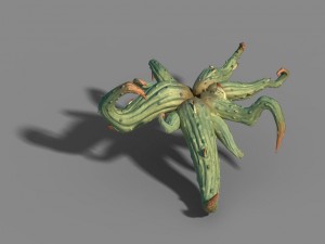 one hundred thousand mountains - barbed stems Modèle 3D