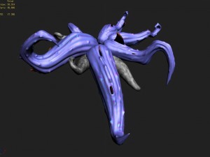one hundred thousand mountains - barbed stems Modelo 3D