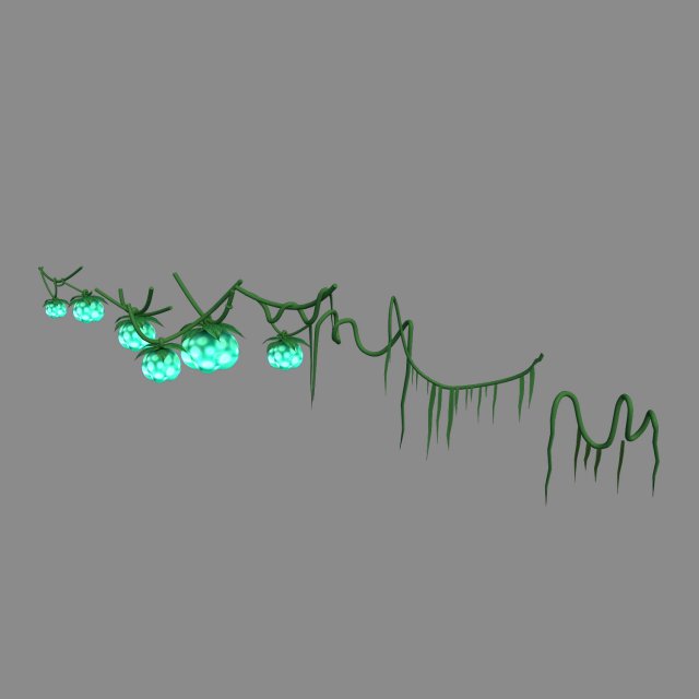 one hundred thousand mountains - glowing fruit 01 Modelo 3D .c4d .max .obj .3ds .fbx .stl .blend 