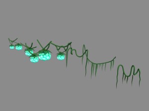 one hundred thousand mountains - glowing fruit 01 3Dモデル