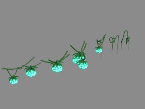 one hundred thousand mountains - glowing fruit 01 Modelo 3D