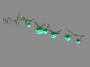 one hundred thousand mountains - glowing fruit 01 Modelo 3D