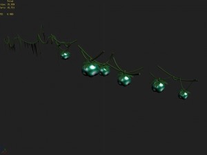 one hundred thousand mountains - glowing fruit 01 Modelo 3D