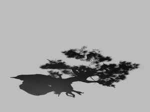 hundred thousand mountains - pine - checkerboard 3D Model