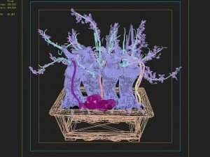 indoor - potted plants - plants 07 3D Model