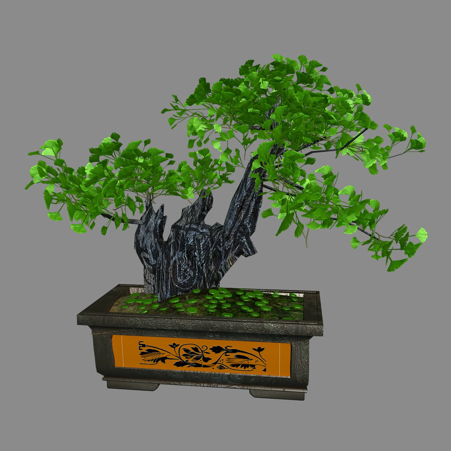 indoor - potted plants - plants 08 3D Model .c4d .max .obj .3ds .fbx .stl .blend
