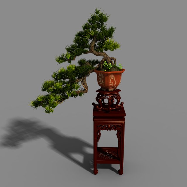 indoor - potted plants - plants 09 3D Модель .c4d .max .obj .3ds .fbx .stl .blend 