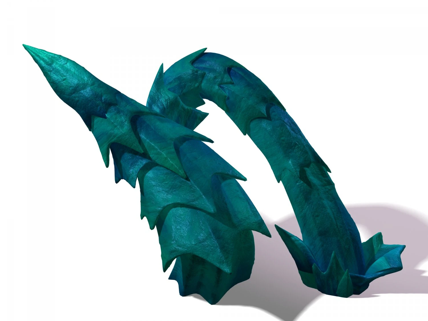 crystal marsh - strange spines 01 3D Model .c4d .max .obj .3ds .fbx .stl .blend 