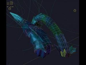 crystal marsh - strange spines 01 3D Модель