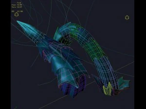 crystal marsh - strange spines 01 3D Model