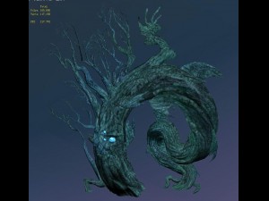 crystal marsh - strange tree 01 Model 3D