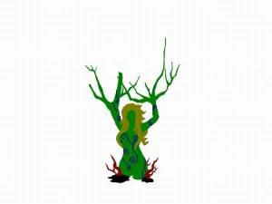 crystal marsh - strange tree 03 3D Model