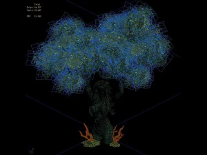 crystal marsh - strange tree 03 3D Model
