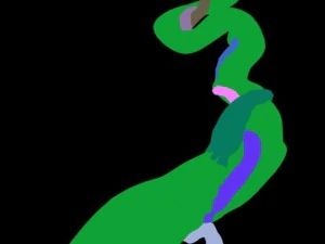 crystal swamp - strange rattan 01 3D Model