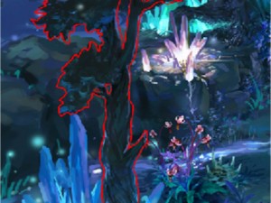 crystal swamp - weird tree 02 3D 모델