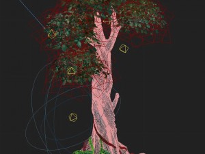 crystal swamp - weird tree 02 3D 모델