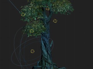 crystal swamp - weird tree 02 3D 모델