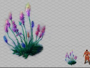 crystal marsh - shrubs 01 3D Model
