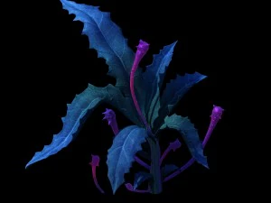 crystal swamp - flower 02 3D Model