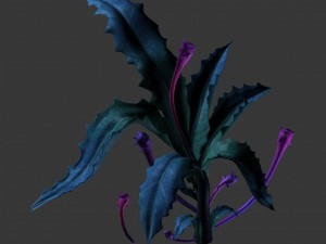 crystal swamp - flower 02 Model 3D