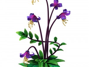 crystal marsh - flowers and combinations 01 3D Модель