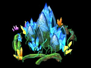 kristal bataklık - devlet ağacını yok edebilir 01 3D Model