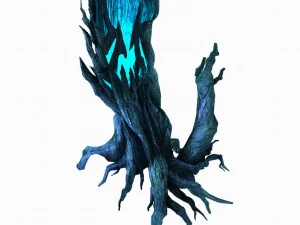 水晶沼泽 - 死树 03 3D 模型