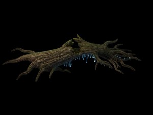 crystal swamp - broken - trunk 03 3D Model