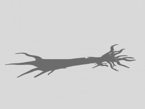 crystal swamp - broken - trunk 03 3D Model