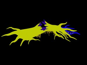 crystal swamp - broken - trunk 03 3D Model