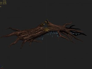 crystal swamp - broken - trunk 03 3D Model