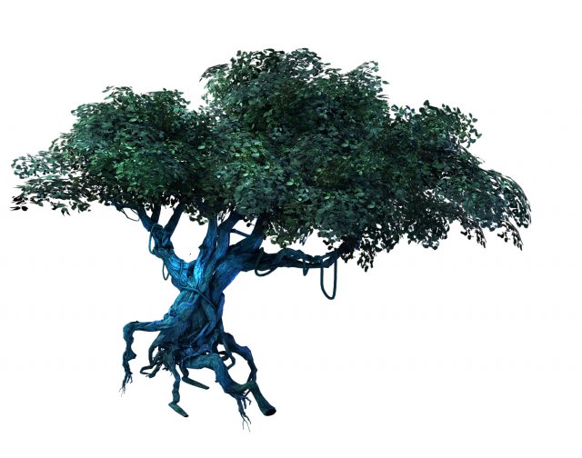 crystal marsh - tree 02 Modelo 3D .c4d .max .obj .3ds .fbx .stl .blend