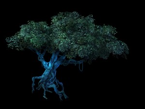 crystal marsh - tree 02 Modelo 3D