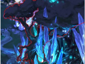 crystal marsh - tree 02 Modelo 3D