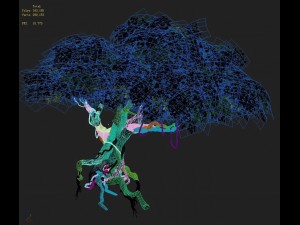 crystal marsh - tree 02 Modelo 3D