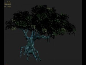 crystal marsh - tree 02 Modelo 3D