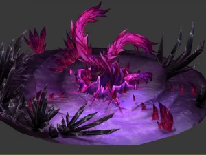 crystal marsh - state tree 32 3D Model